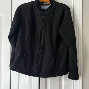 Women's Black Fleece Jacket